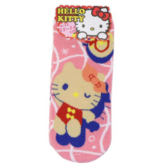 Japan Sanrio Socks - Hello Kitty : Tan Pool Party