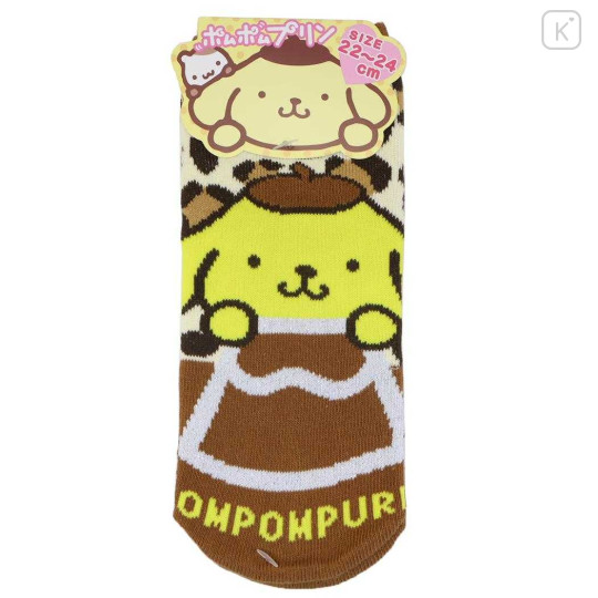 Japan Sanrio Socks - Pompompurin : Leopard - 1