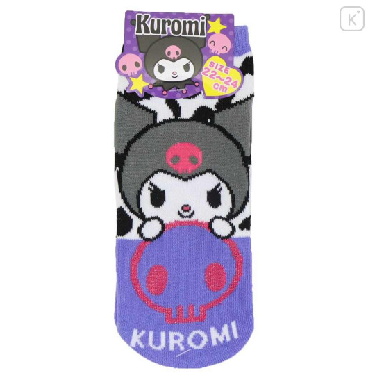 Japan Sanrio Socks - Kuromi : Leopard - 1