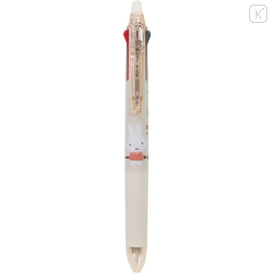 Japan Miffy FriXion Ball 3 Slim Color Multi Erasable Gel Pen - Beige - 1
