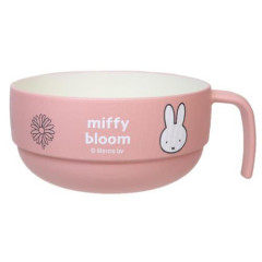 Japan Miffy Stacking Soup Cup - Miffy : Flower Bloom Pink