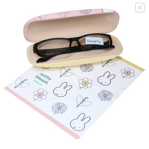 Japan Miffy Glasses Case - Miffy : Flower Bloom Pink - 2