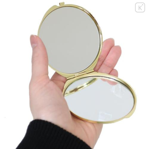 Japan Miffy 2-sided Compact Mirror - Miffy : Flower Bloom Pink - 2