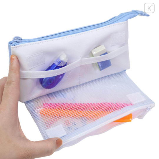 Japan Doraemon Flap Pen Pouch Pencil Case - Doraemon : Hello - 3