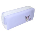 Japan Sanrio Twin Zipper Pen Case - Kuromi : Sunglasses Heart - 2