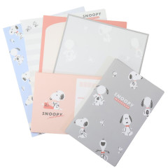 Japan Peanuts Volume Up Letter Envelope Set - Snoopy & Woodstock : Monotone