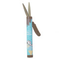 Japan Peanuts Stickyle Portable Scissors - Olaf & Snoopy : Melty Ice Cream - 2