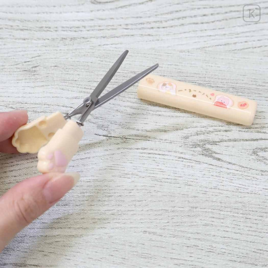 Japan Kamio Slim Scissors - Mogunyan : Cat Paw Bread - 3