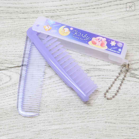 Japan Kirby Folding Brush & Comb - Twinkling Stars - 3
