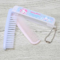Japan Sanrio Folding Brush & Comb - Cinnamoroll & Hello Kitty : Cat Performance - 3