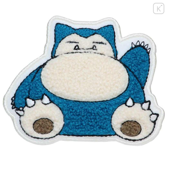Japan Pokemon Embroidered Patch - Snorlax - 1