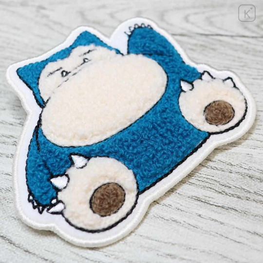 Japan Pokemon Embroidered Patch - Snorlax - 2