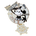 Japan Disney Pin Badge - Mickey : Retro Steamboat Willie - 1