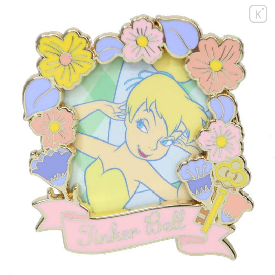 Japan Disney Pin Badge - Tinker Bell : Flower - 1