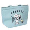 Japan Peanuts Insulated Cooler Lunch Bag - Snoopy & Woodstock : Turquoise - 2