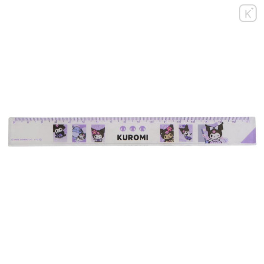 Japan Sanrio 17cm Ruler - Kuromi : Pose Selfie - 1