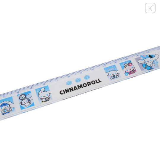 Japan Sanrio 17cm Ruler - Cinnamoroll : Pose Selfie - 2