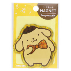 Japan Sanrio Hologram Magnet - Pompompurin : Leopard