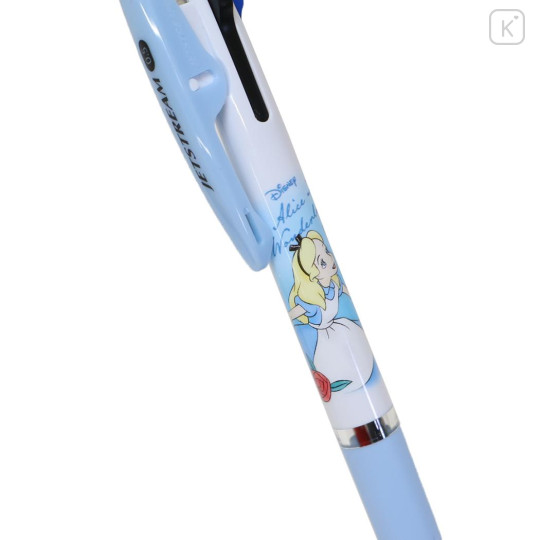 Japan Disney Jetstream 3 Color Multi Ballpoint Pen - Alice in Wonderland : Rose - 2
