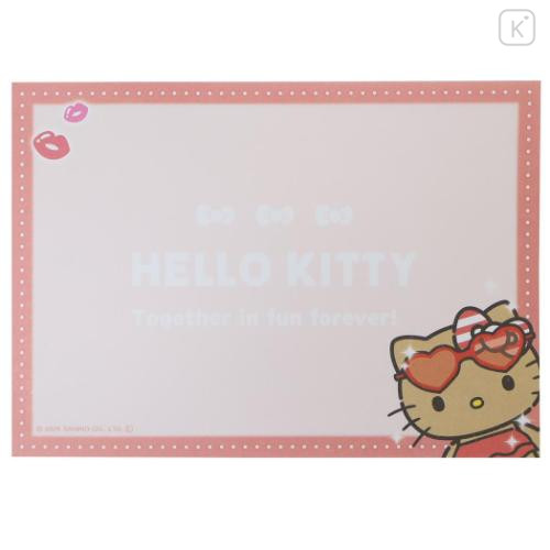 Japan Sanrio A6 Notepad - Hangyodon & Hello Kitty : Pose Selfie - 4