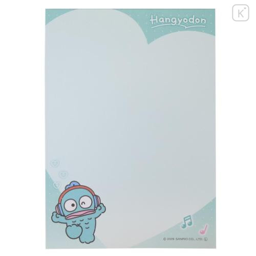Japan Sanrio A6 Notepad - Hangyodon & Hello Kitty : Pose Selfie - 5