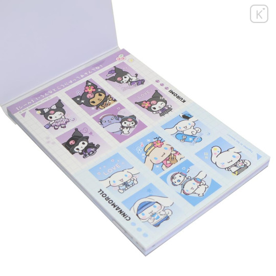 Japan Sanrio A6 Notepad - Cinnamoroll & Kuromi : Pose Selfie - 2