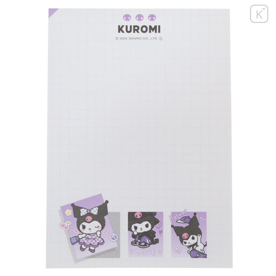 Japan Sanrio A6 Notepad - Cinnamoroll & Kuromi : Pose Selfie - 3