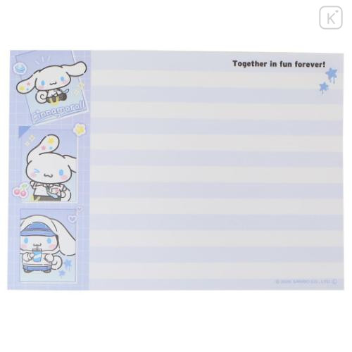 Japan Sanrio A6 Notepad - Cinnamoroll & Kuromi : Pose Selfie - 6