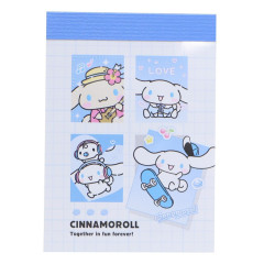 Japan Sanrio Mini Notepad - Cinnamoroll : Pose Selfie