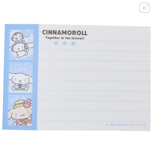 Japan Sanrio Mini Notepad - Cinnamoroll : Pose Selfie - 3