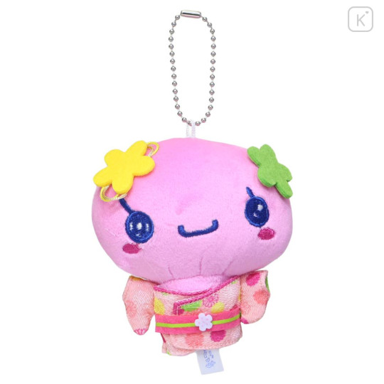 Japan Tamagotchi Plush Keychain - Flower Fleur Kimono - 1