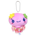 Japan Tamagotchi Plush Keychain - Flower Fleur Kimono - 1