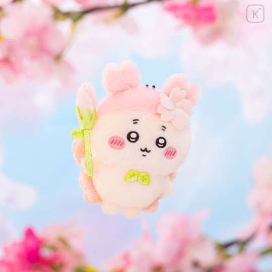 Japan Chiikawa Mascot Holder - Furuhonya Kani-chan : Sakura Fairy - 3