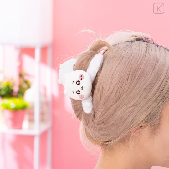 Japan Chiikawa Mascot Hair Claw Clip - Chiikawa : Fluffy - 3