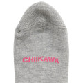 Japan Chiikawa Crew Socks - Chiikawa : Peace Grey Pink - 7