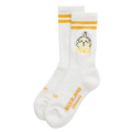 Japan Chiikawa Crew Socks - Usagi : Peace White Yellow - 4