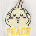 Japan Chiikawa Crew Socks - Usagi : Peace White Yellow - 5