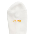 Japan Chiikawa Crew Socks - Usagi : Peace White Yellow - 8