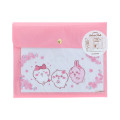 Japan Chiikawa A5 Flat Case File Folder - Chiikawa & Hachiware & Usagi : Sakura - 2
