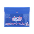 Japan Chiikawa A5 Flat Case File Folder - Furuhonya Kani-chan & Momonga : Sakura Night - 1