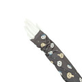 Japan Chiikawa Arm Cover - Chiikawa & Hachiware & Usagi : Black Colorful Face - 2