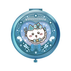 Japan Chiikawa 2-sided Compact Mirror - Hachiware : Super Magical Chiikawa Blue