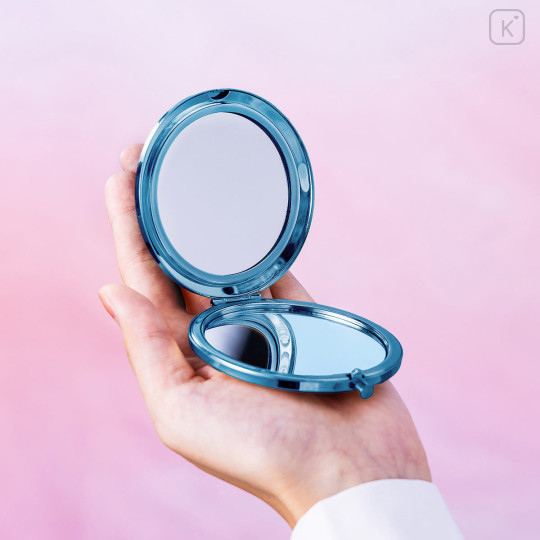 Japan Chiikawa 2-sided Compact Mirror - Hachiware : Super Magical Chiikawa Blue - 3