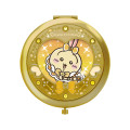 Japan Chiikawa 2-sided Compact Mirror - Usagi : Super Magical Chiikawa Yellow - 1