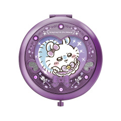 Japan Chiikawa 2-sided Compact Mirror - Momonga : Super Magical Chiikawa Purple