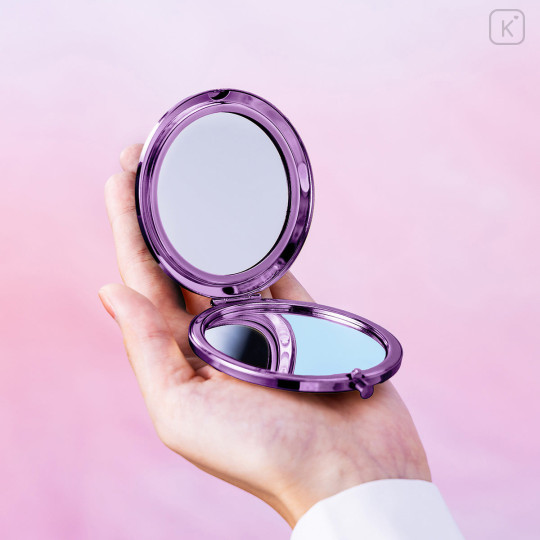 Japan Chiikawa 2-sided Compact Mirror - Momonga : Super Magical Chiikawa Purple - 3
