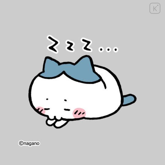 Japan Chiikawa Charapita Iron Print Mini - Hachiware : Sleep - 4