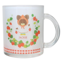 Japan The Bear's School Glass Mug - Strawberry
