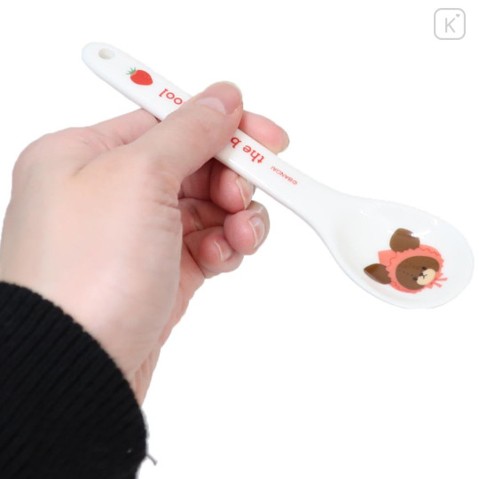 Japan The Bear's School Porcelain Spoon - Strawberry - 2