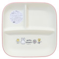Japan Miffy Divided Plate - Miffy : Flower Bloom - 1